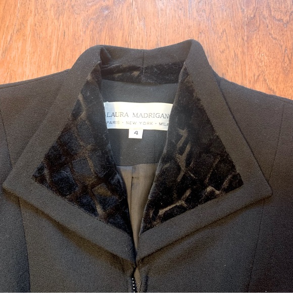 Laura Madrigano Vintage Wool Suit - Size 4 - Picture 8 of 11